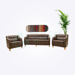 Salon en similicuir 05 places lux