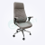 Chaise directionnel en cuir Gris